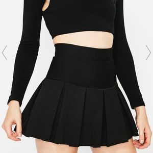 Dolls kill black school girl skirt